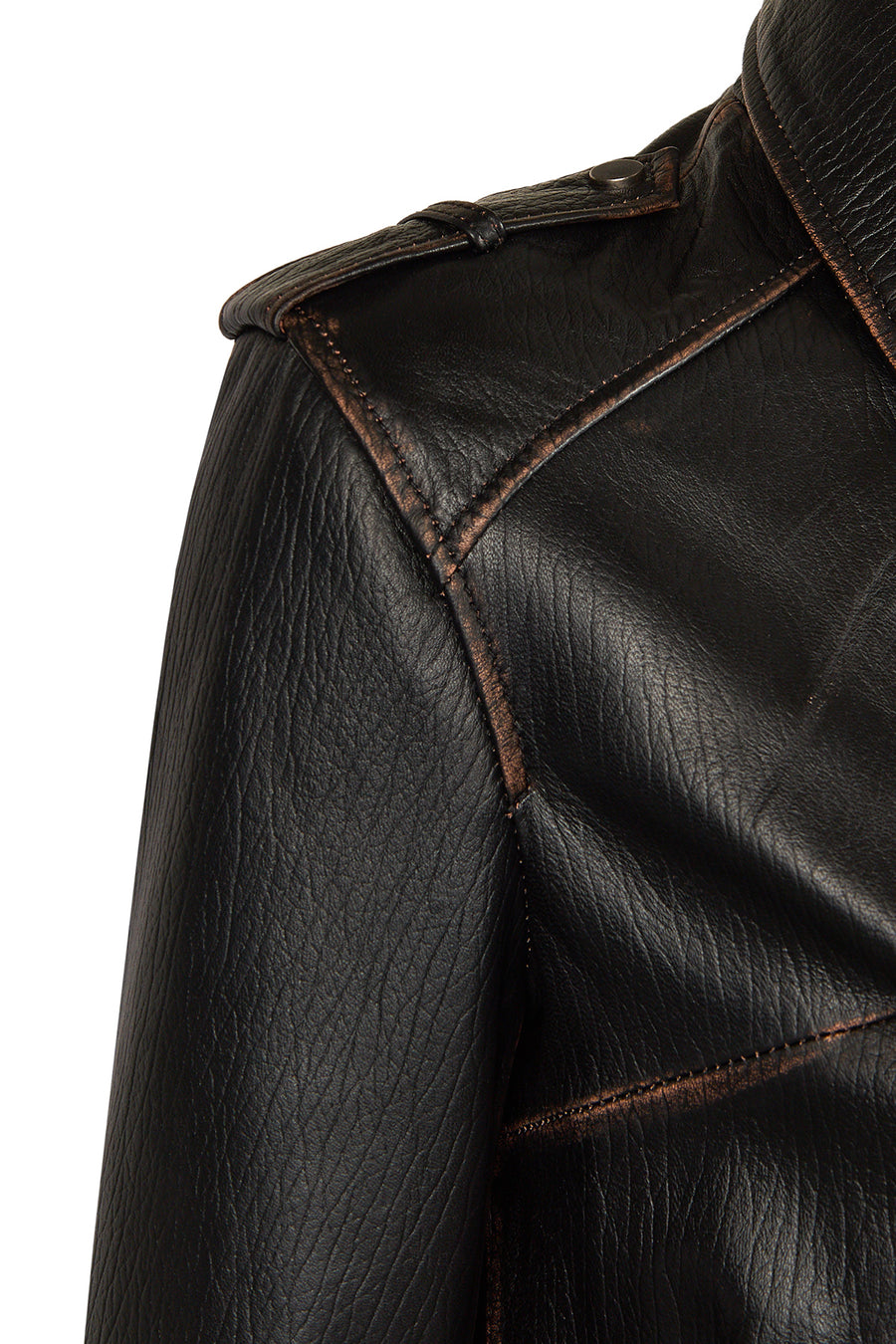 Oxford Woman Black Biker Leather Jacket