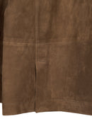Florida Woman Mink A-From Suede Jacket | Derimod