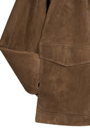 Florida Woman Mink A-From Suede Jacket | Derimod