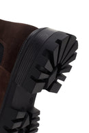 Women's Brown Suede Leather Chelsea Boots | Derimod