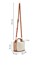Women's Beige Long Strap Crossbody Bag | Derimod