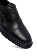 Derimod Fly Male Black Lace-Up Leather Casual Shoes | Derimod
