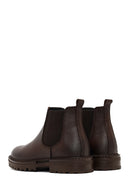 Men's Brown Leather Chelsea Boot | Derimod