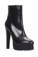 Women's Heeled Leather Boots | Derimod
