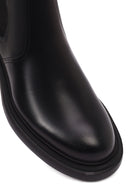 Men's Black Leather Chelsea Boot | Derimod