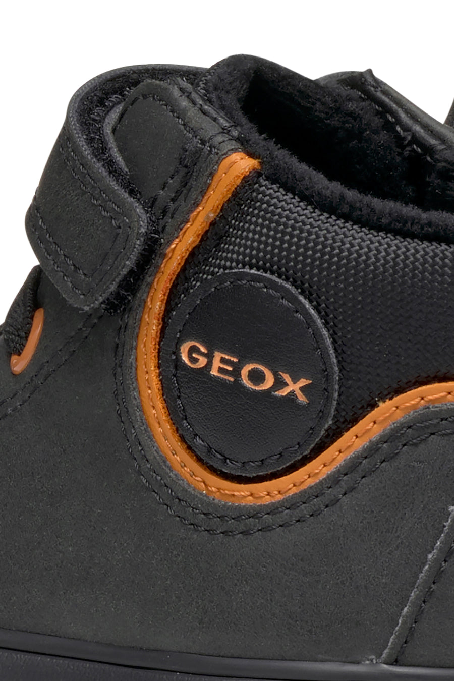 Geox Baby Boy Black B Gisli Nubuck Leather Boots