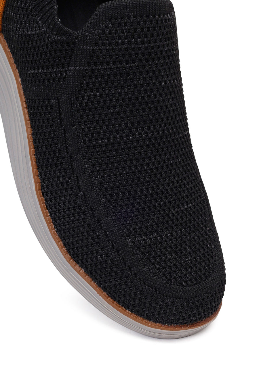 Derimod Zero Erkek Siyah Kalın Tabanlı Kumaş Sneaker
