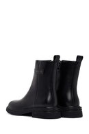 Women's Black Zipper Boots | Derimod