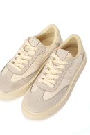 Woman Beige Lace-up Sneakers | Derimod