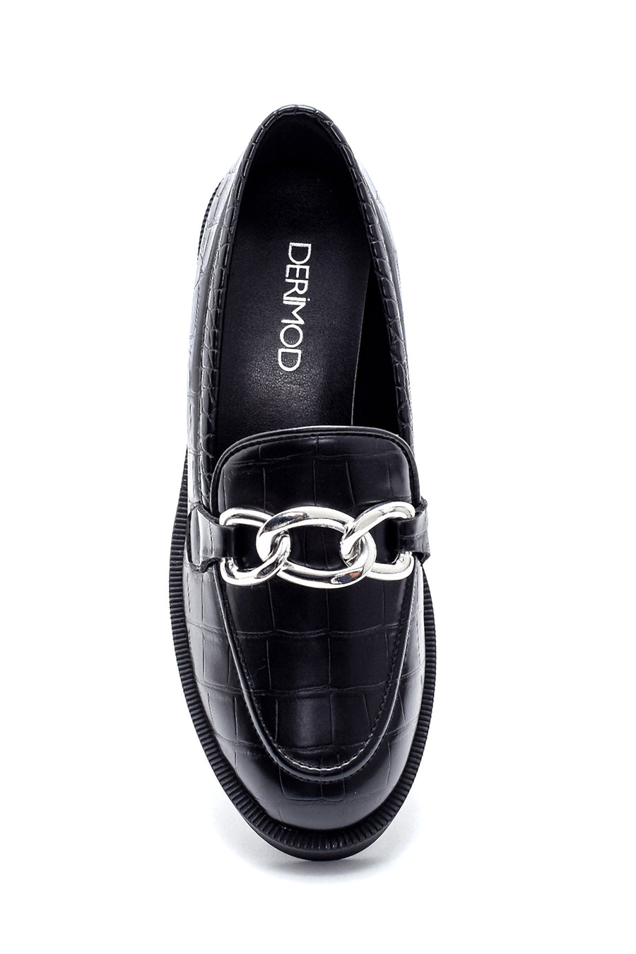 Kadın Kroko Desenli Loafer