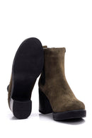 Women's Suede Heeled Boots | Derimod