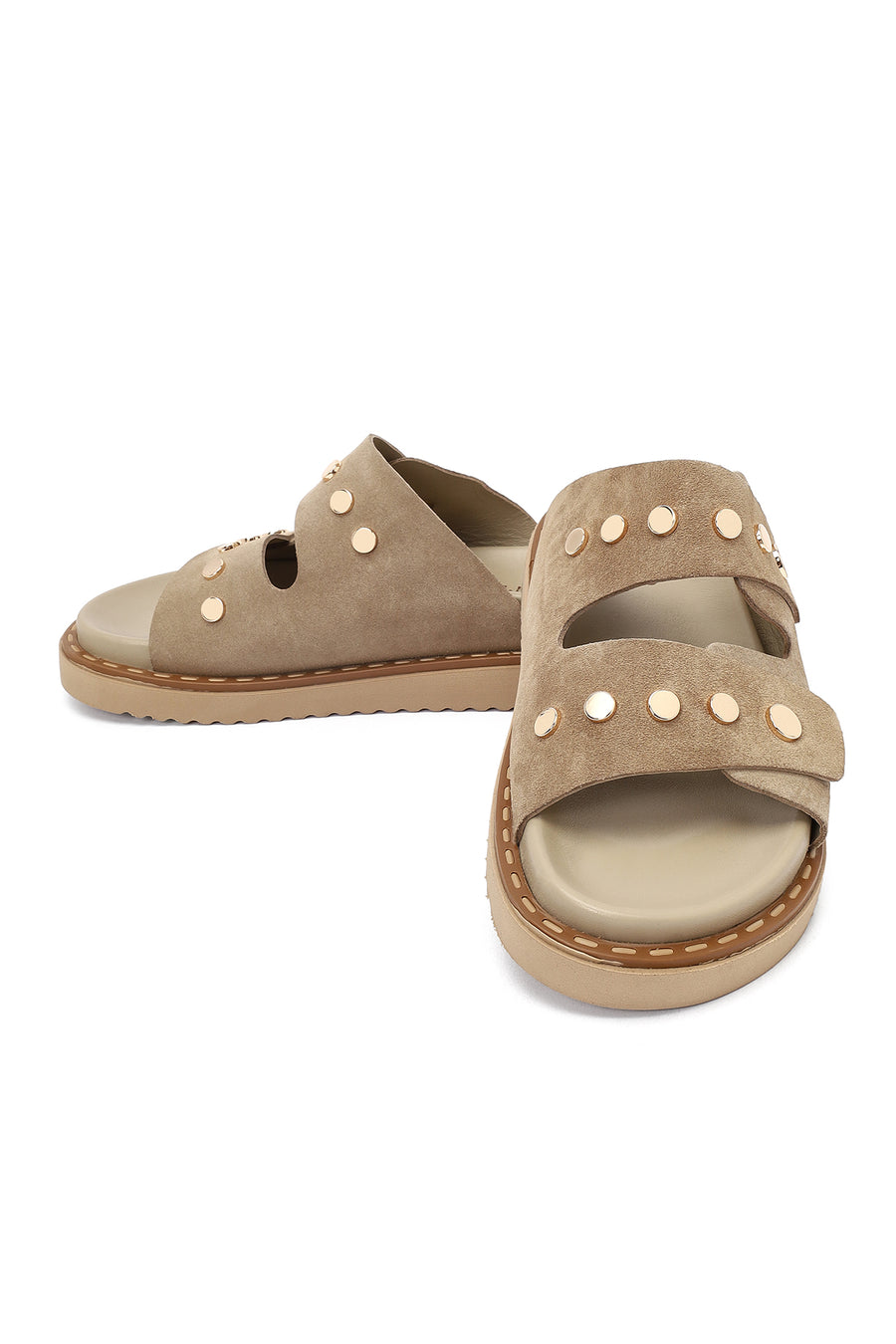 Women's Mink Suede Leather Slippers