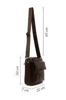 Men's Brown Messenger Bag | Derimod