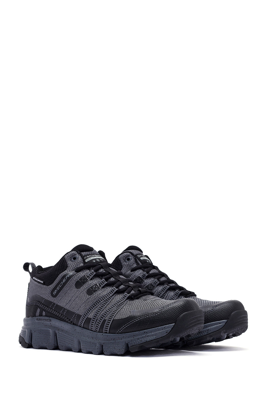 Skechers Men's Grey Summits Lace-Up Thick-Soled Outdoor Boots