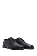 Men's Black Laced Leather Classic Shoes | Derimod