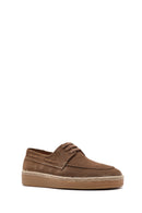 Men's Mink Lace-Up Suede Leather Casual Shoes | Derimod