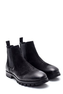 Men's Leather Nubuck Chelsea Boots | Derimod