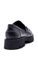 Women's Leather Casual Buckle Loafer | Derimod
