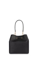 Geox Women's Black Andrenne Long Strap Leather Crossbody Bag | Derimod
