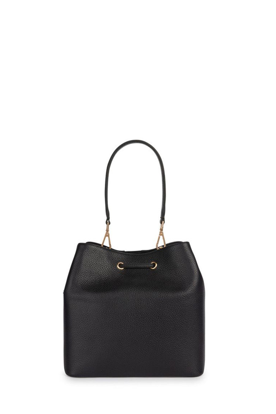 Geox Women's Black Andrenne Long Strap Leather Crossbody Bag