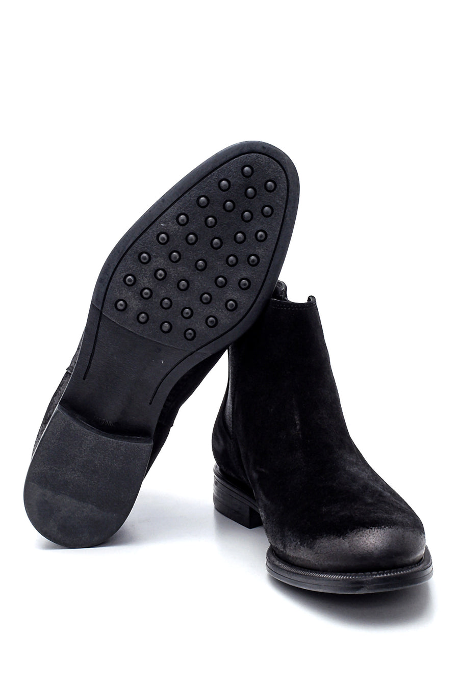 Men's Leather Suede Chelsea Boots