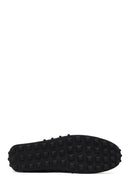 Women's Black Tasselled Leather Loafer | Derimod
