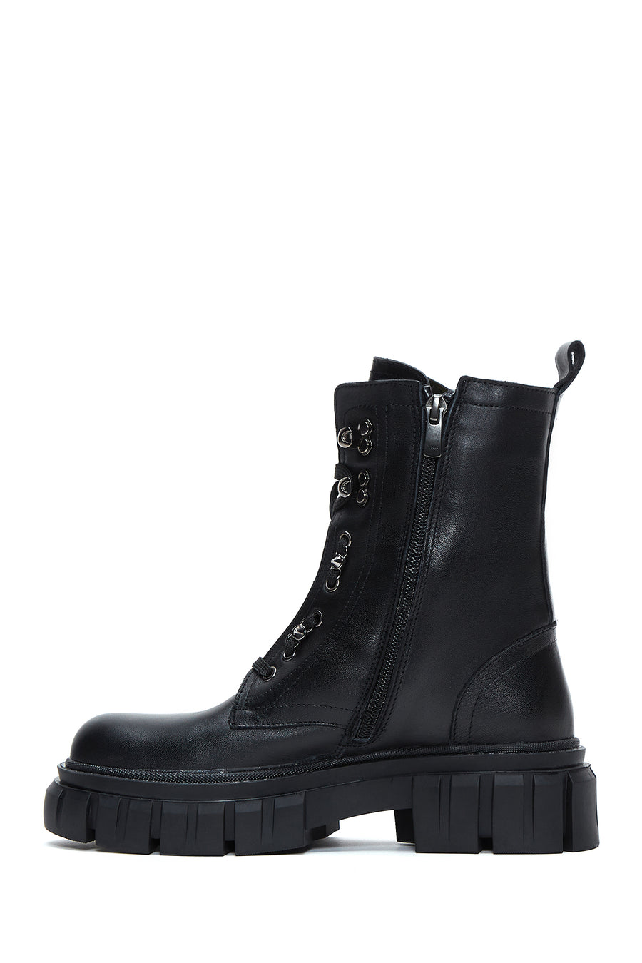 Women's Black Leather Boots