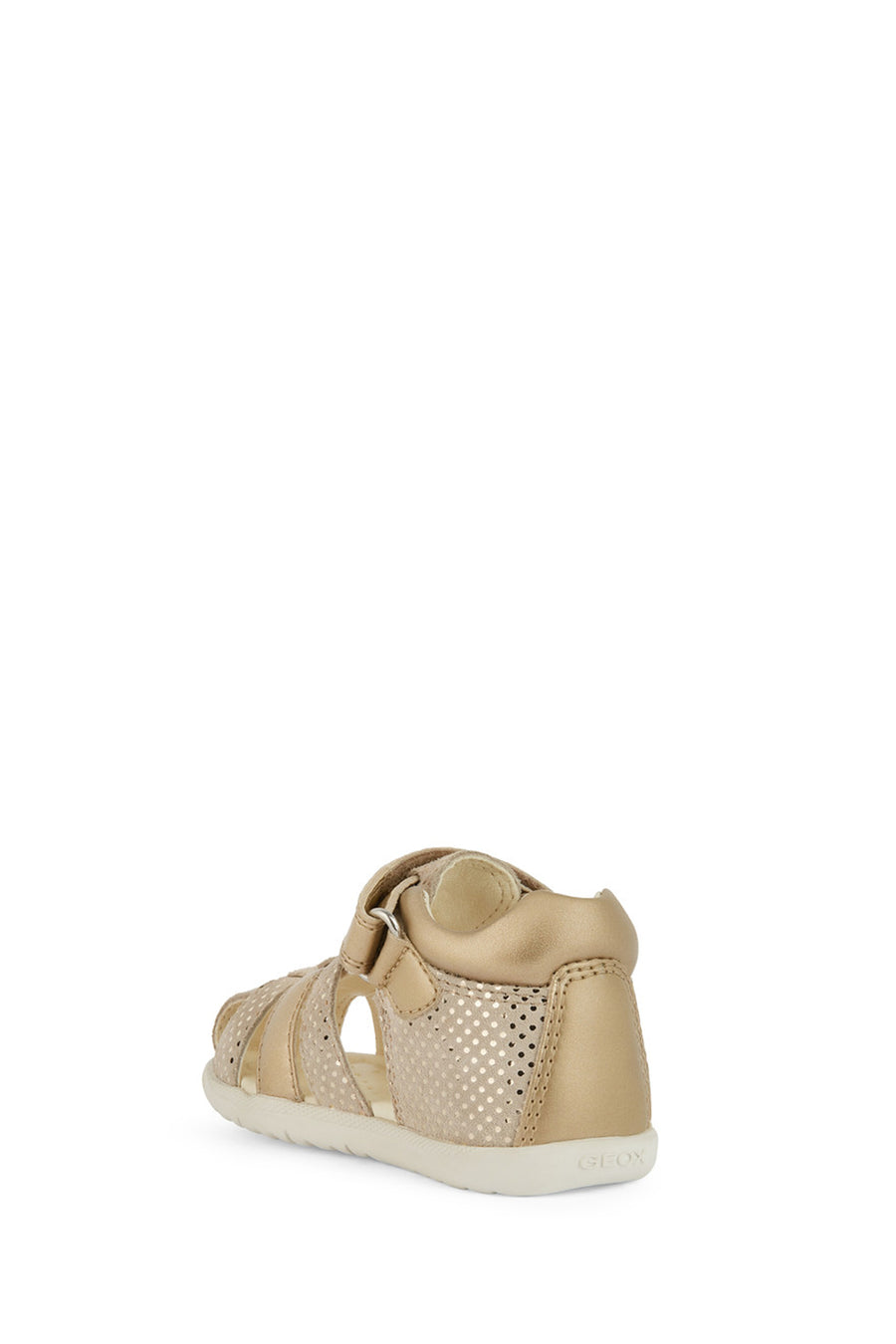 Geox Baby Girl Beige Macchia Strappy Leather Sandals