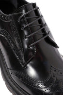 Women's Black Lace-Up Leather Oxford Shoes | Derimod