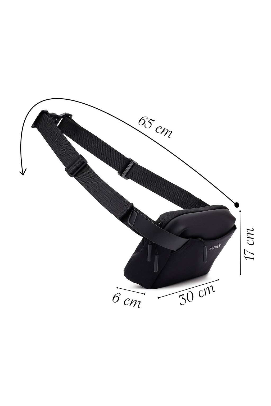 D-Pack Erkek Siyah Bel Çantası