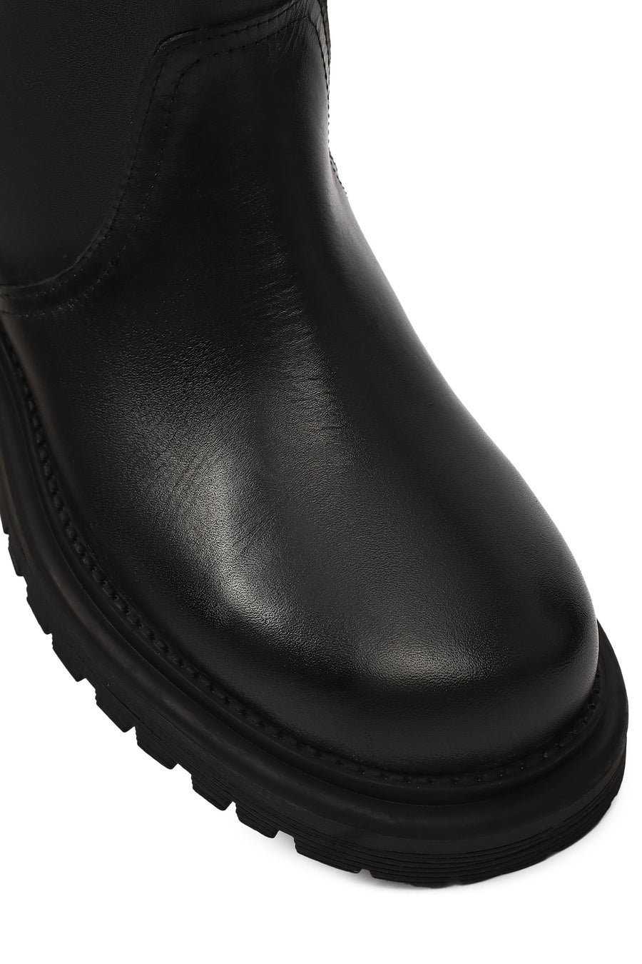 Women's Black Leather Boots