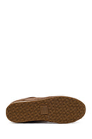 Male Brown Lace-Up Suede Leather Sneaker | Derimod