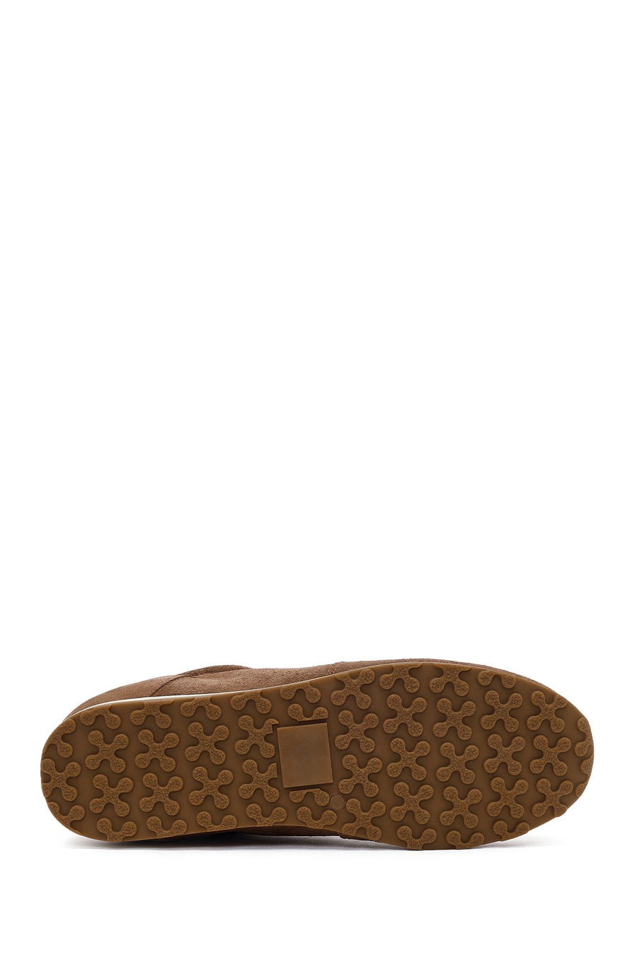 Male Brown Lace-Up Suede Leather Sneaker