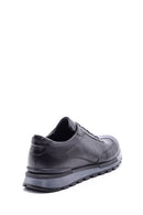 Erkek Kroko Detaylı Deri Sneaker | Derimod