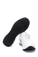 Women's Leather High Sole Sneaker | Derimod