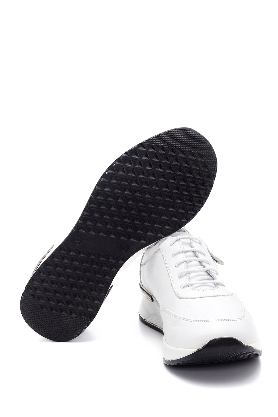 Women's Leather High Sole Sneaker