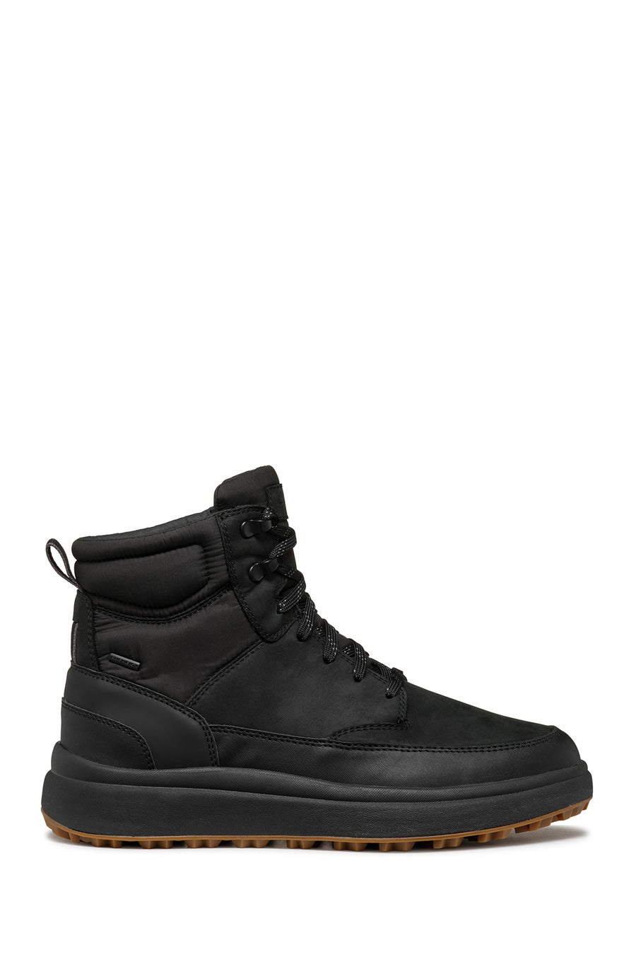 Geox Men's Black Granito + Grip Abx Laced Waterproof Leather Casual Boots U46FZB0FFFUC9999 | Derimod