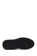 Male Black Lace-Up Zip Closure Leather Sport Boots | Derimod
