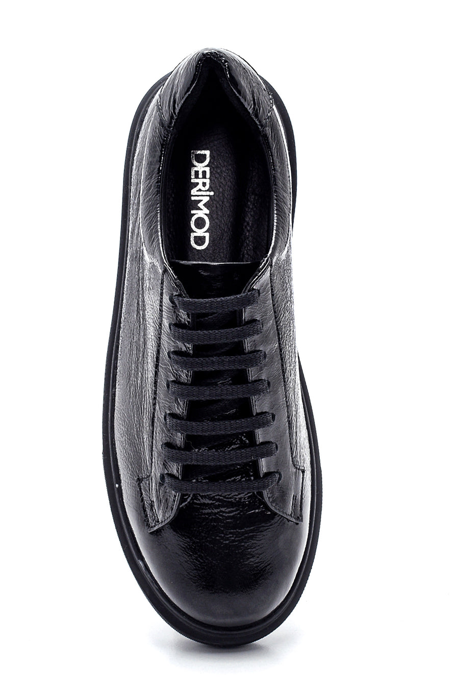 Women's Leather Patent Leather Sneaker