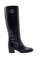 Women's Leather Heeled Boots | Derimod