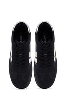 Woman Black Lace-Up Chunky Sneaker | Derimod