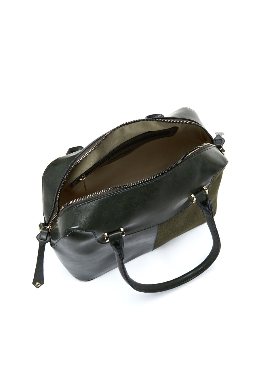 Women's Green Classic Shoulder Bag