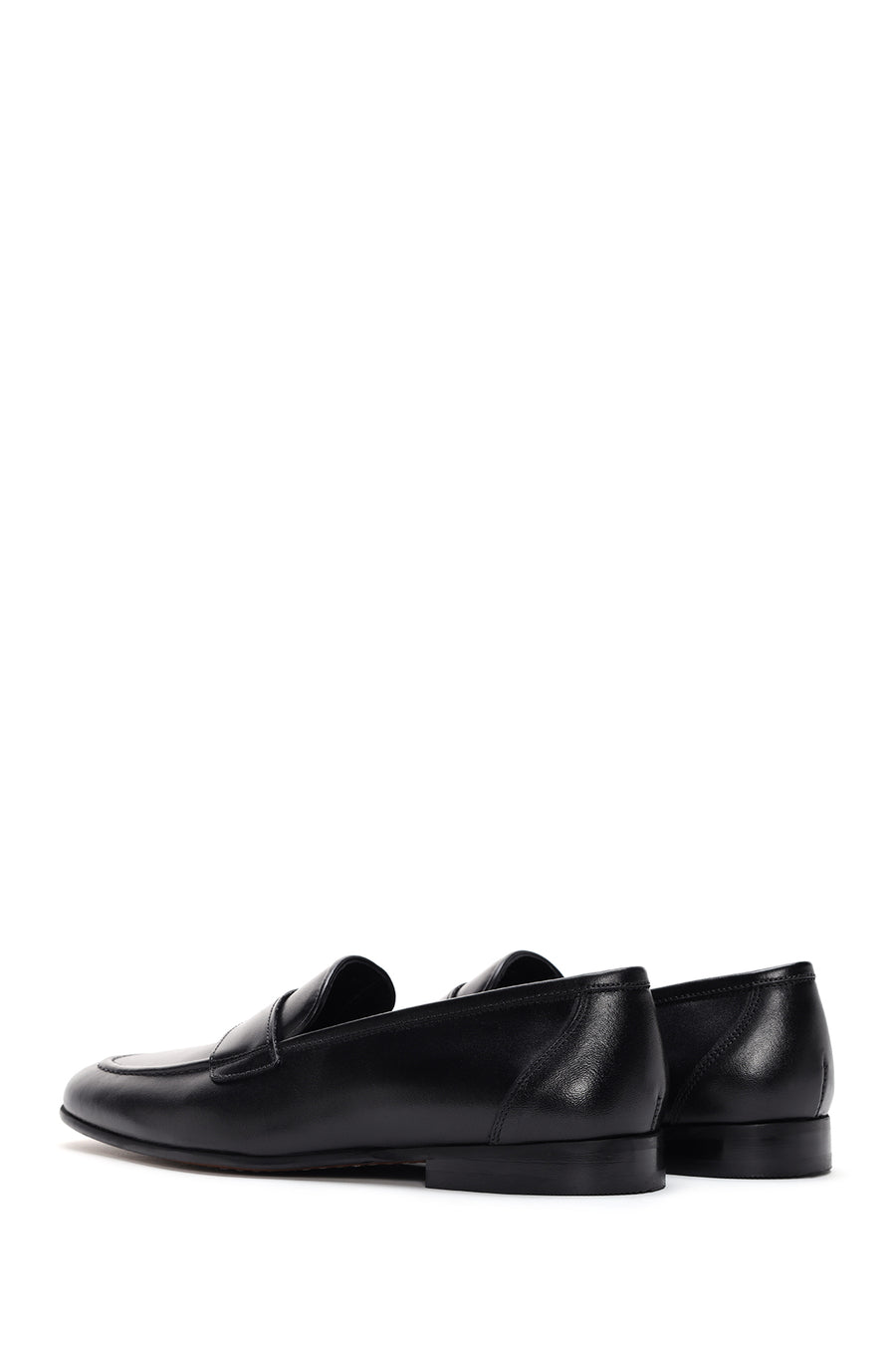 Erkek Siyah Deri Klasik Loafer