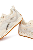 Women's Beige Lace-Up Sneakers | Derimod