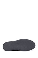 Male Navy Blue Lace-Up Suede Casual Shoes | Derimod