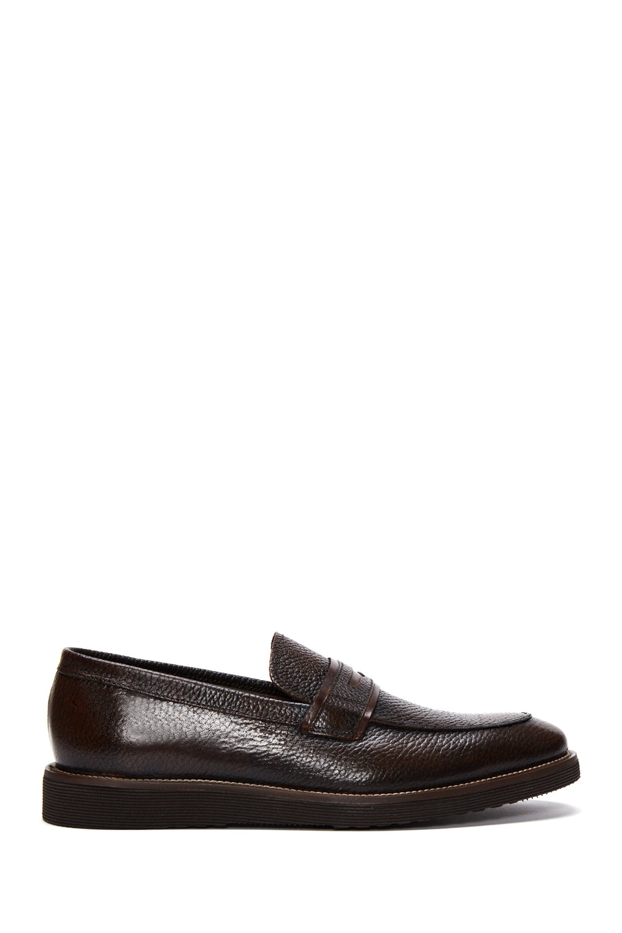 Erkek Kahverengi Deri Casual Loafer 22SFD6054FT | Derimod