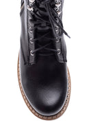 Women's Zippered Leather Boots | Derimod
