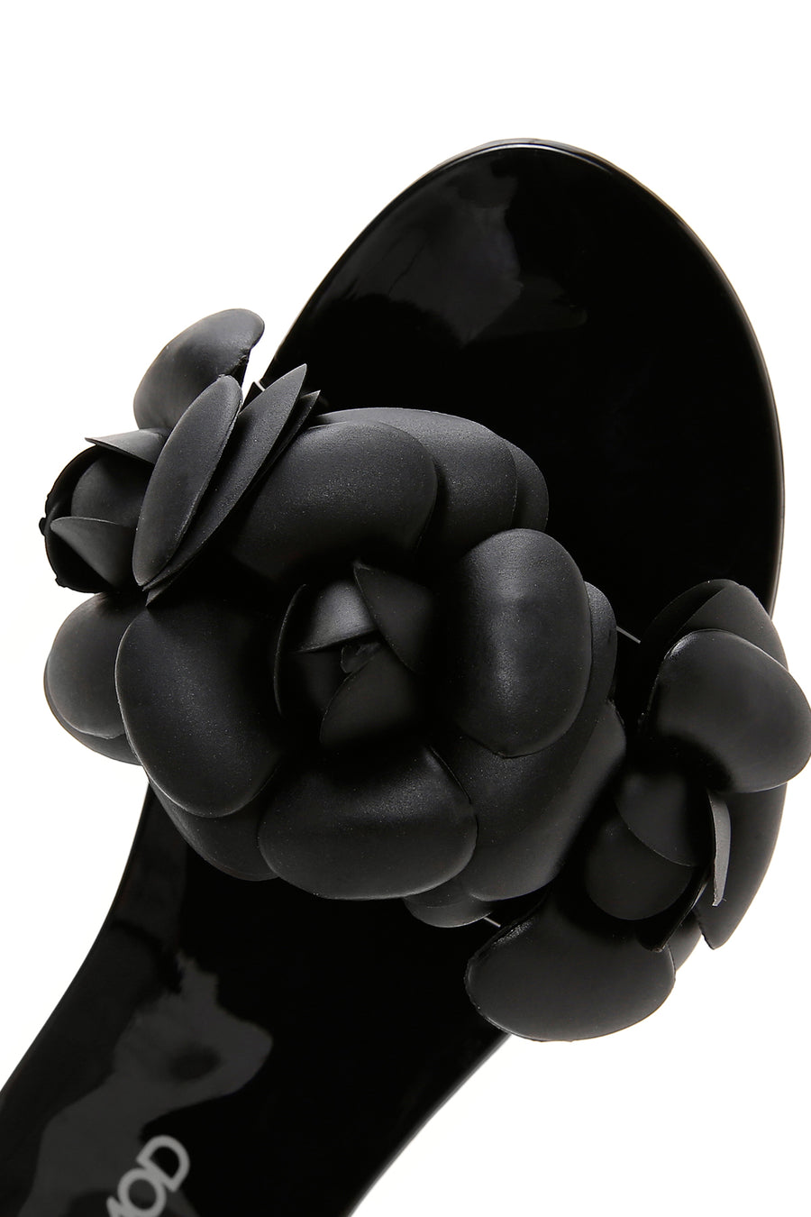 Women's Black Jelly Slippers