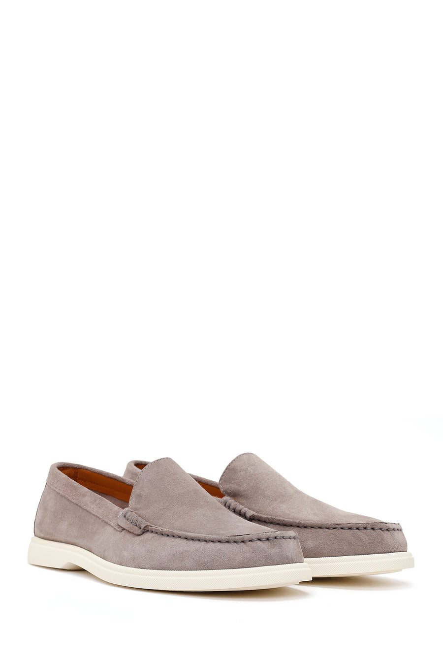 Male Grey Suede Loafer