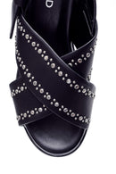Women's Studded Detailed Wedge Heeled Sandals | Derimod